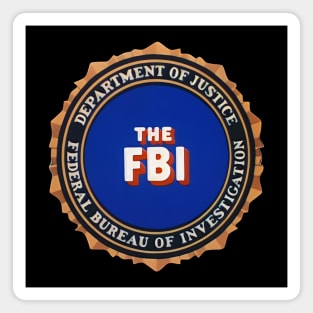 The FBI - Badge logo - 60s Tv Show Magnet